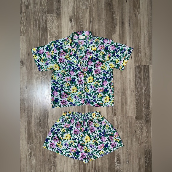 Victoria Secret ‎ vintage golden label PJ Top and shorts set size Large - Picture 8 of 12